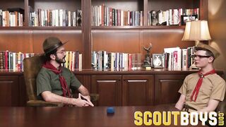 ScoutBoys - Sexy, hairy, hung scoutmaster seduces hot, smooth scout - 2 image