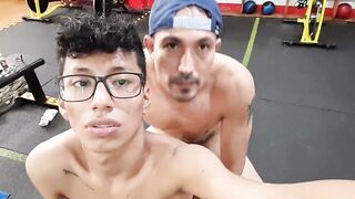 Colombian gay boy is fucked in the gym by his trainer - 3 image