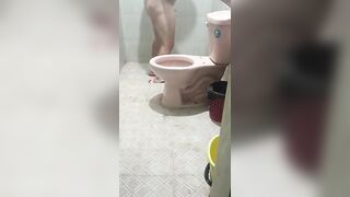 college friend sends me video while taking a bath pt 1 - 15 image