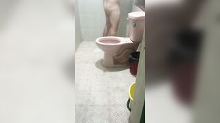 college friend sends me video while taking a bath pt 1 - 9 image