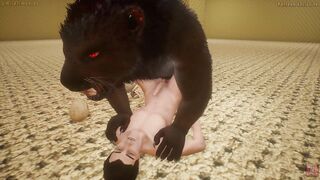 Backrooms Werewolf entity 3D - WildTimeVids - 9 image
