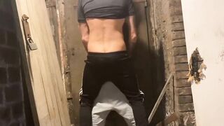 Twink gets a big dick in the basement - 2 image