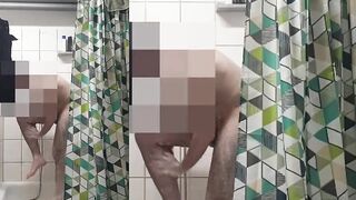 Security Guard taking shower and cumming - 11 image