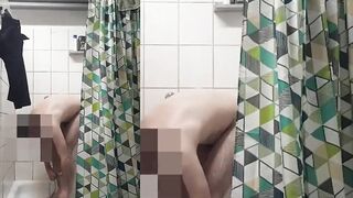 Security Guard taking shower and cumming - 5 image