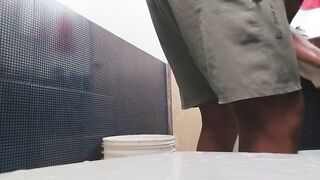 Room sex hot blowjob pumping bhatharoom cleaning hell - 2 image