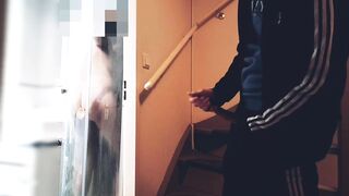 straight roommate caught secretly jerk off while hot guy fuck himself under shower - 8 image