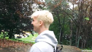 Twink Blonde On His Way Home When He Bumps Into A Guy Who Wants His Dick Fucked And Pay At The Same Time - BigStr - 3 image