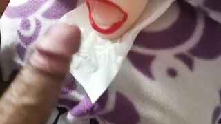 Fucking silicone mouth and cumshot on lips - 12 image