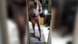 Jony Zucker masturbates in front of the mirror. Do you want to give him a hand? - 12 image