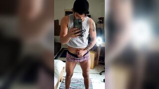 Jony Zucker masturbates in front of the mirror. Do you want to give him a hand? - 5 image
