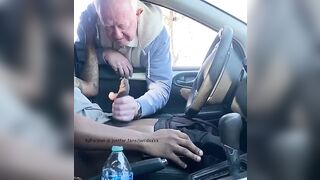 Cruising grandpa catches me stroking and offers a helping hand - 12 image