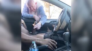Cruising grandpa catches me stroking and offers a helping hand - 9 image