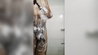 Indian nude bath and full body with genitals shaving - 7 image