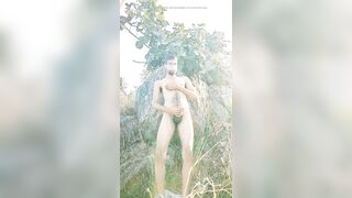 Pakistani Muslim twink gay boy cumshot in public - 9 image