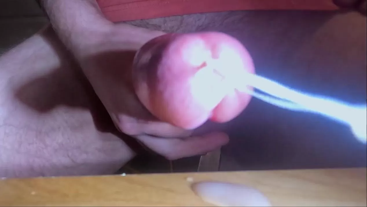 Bucket of sperm slow motion cum video watch online