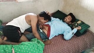 Indian Desi Young stepbrother & Big stepbrother Blowjob & Fuck Desi Village -Gay Fuck Video - 7 image