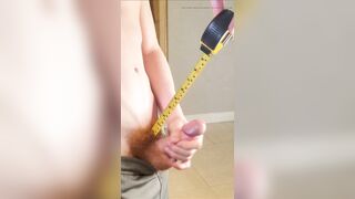 Small teen boner bush measured and hands free cum spasms - 9 image