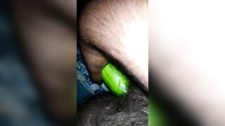 Cucumber has been put in the ass after seeing the sister-in-law - 2 image