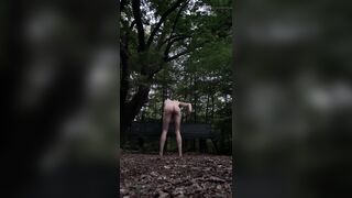 Forest Spanking With Stick - 10 image