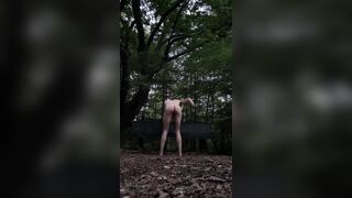 Forest Spanking With Stick - 3 image