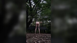 Forest Spanking With Stick - 7 image