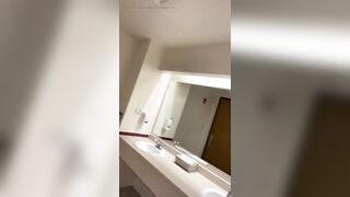 White boy licking public toilets clean - 10 image