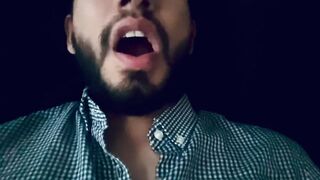 Mouth & Tongue Fetish (ASMR Mouth sounds and jerking off) - 13 image