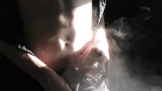 Striptease guy in the smoke - 2 image