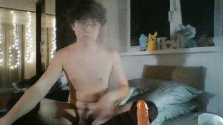 Cute teen boy vapes while fucking his ass - 2 image