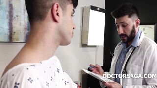Teen Twink Gets His Reflexes Fixed By Gay Doctor - Scott Demarco, Rob Quin - 2 image