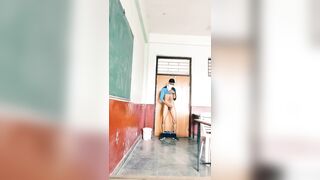 Classroom sex indian daddy cumshot - 5 image