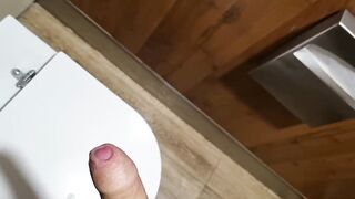 Gay Teen Cumming in Public Bathroom - 11 image