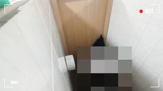 Elegantly Security Big Dick Piss And Cum in Toilet - 11 image