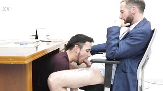LA PUTITA DEL JEFE...HOW EXCITING IT IS TO FUCK IN THE OFFICE!!! BY LEO BULGARI, SEBAS SILVER & JUSTIN JETT - 3 image