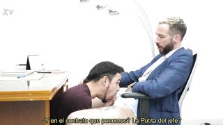 LA PUTITA DEL JEFE...HOW EXCITING IT IS TO FUCK IN THE OFFICE!!! BY LEO BULGARI, SEBAS SILVER & JUSTIN JETT - 7 image
