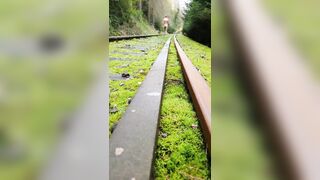 Abandoned train tracks? Including pissing. - 11 image