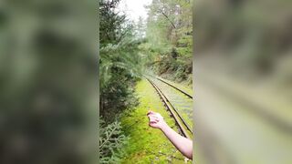 Abandoned train tracks? Including pissing. - 15 image