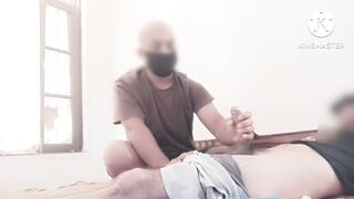Indian gay sex boy - step brother playing with my monster cock - 4 image