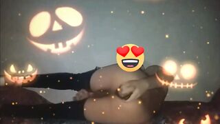 SofiBlack Celebrate Halloween big ass gay taking big huge dildo - 5 image