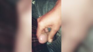 Even after fucking, I shook my thick penis in the quilt and water came out. Best videos of the day. - 13 image