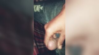 Even after fucking, I shook my thick penis in the quilt and water came out. Best videos of the day. - 14 image
