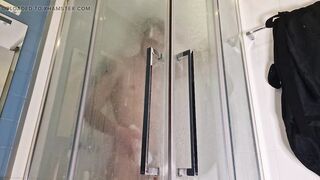 Flexing Into the Shower - 13 image