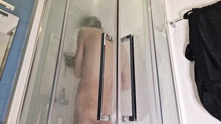 Flexing in the shower - 8 image