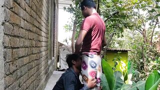 Village Gay Coming outside Forest Bathrooms house Anal Blowjob - Hindi Voice - 3 image