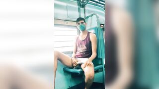 Desi teen cumshot in train public - 11 image