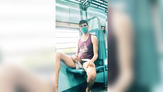 Desi teen cumshot in train public - 12 image