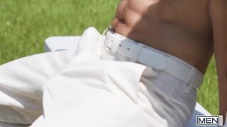 Sam Ledger & Leo Louis Got Penalty But Instead Of Leaving They Fuck In The Middle Of Golf Course As A Payback - MEN - 2 image