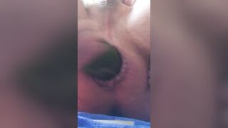 gaping hole after cucumber was in there - 15 image