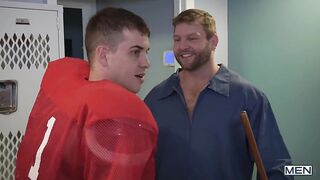 MEN - Football Captain Darin Silvers Got A Hard On For Janitor Colby Jansen's Sweet Ass - 2 image