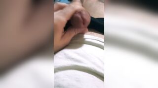 The long-awaited drain of juicy and hot sperm